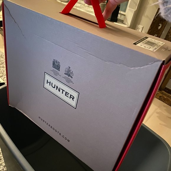 Hunter Shoes Womens Original Short Gloss Rain Boots Dark Olive